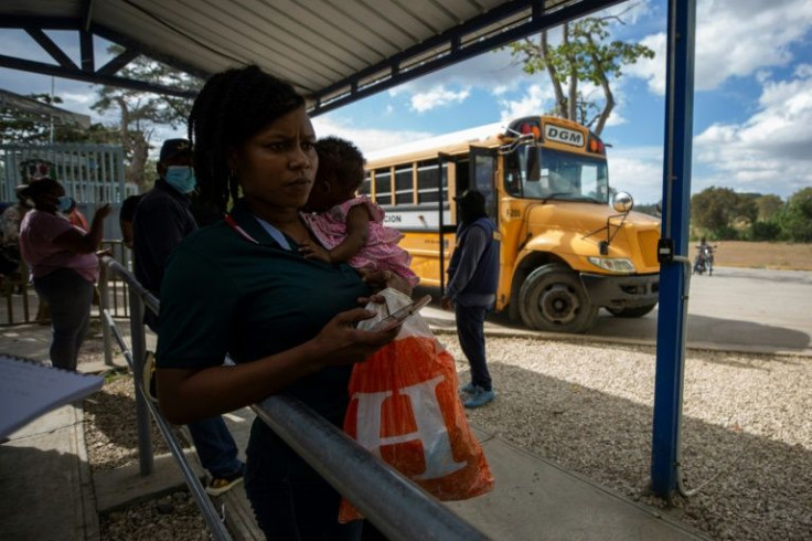 Espady Wousline was among the migrants arrested in Santo Domingo