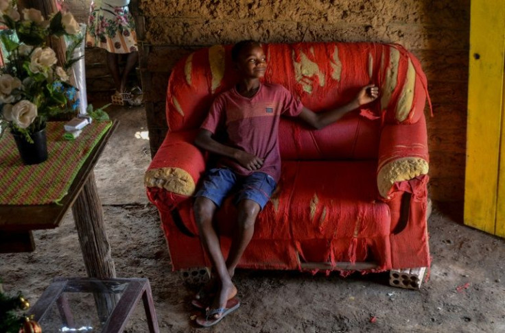 Gabriel Silva in his house