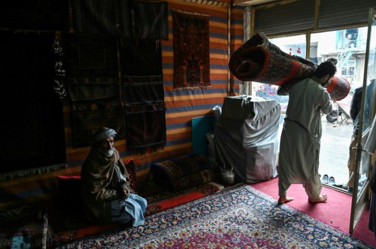 Afghan rugs -- from intricately woven silk Persians to the simpler woollen tribal kilims -- are sought after around the world