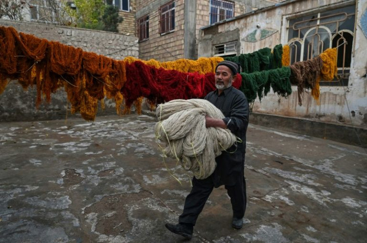 Demand for carpets has taken a sharp hit since the Taliban takeover sparked an exodus of expatriates working for international organisations