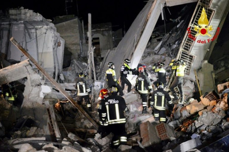 Two women were recovered alive from the rubble in the southern town of Ravanusa after the collapse