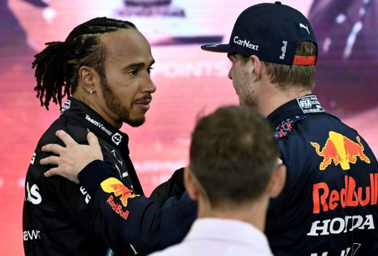 Deposed champion Lewis Hamilton congratulated Max Verstappen