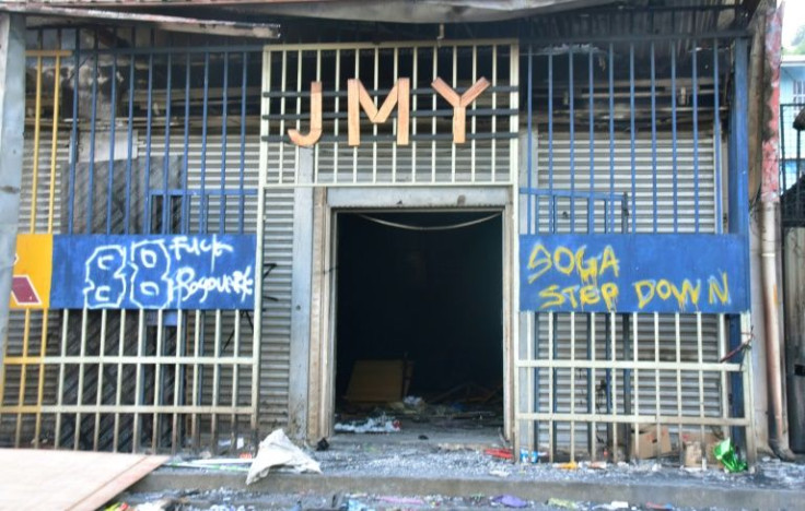 Late last month anti-government protests sparked widespread looting and arson in the Solomon Islands' capital Honiara