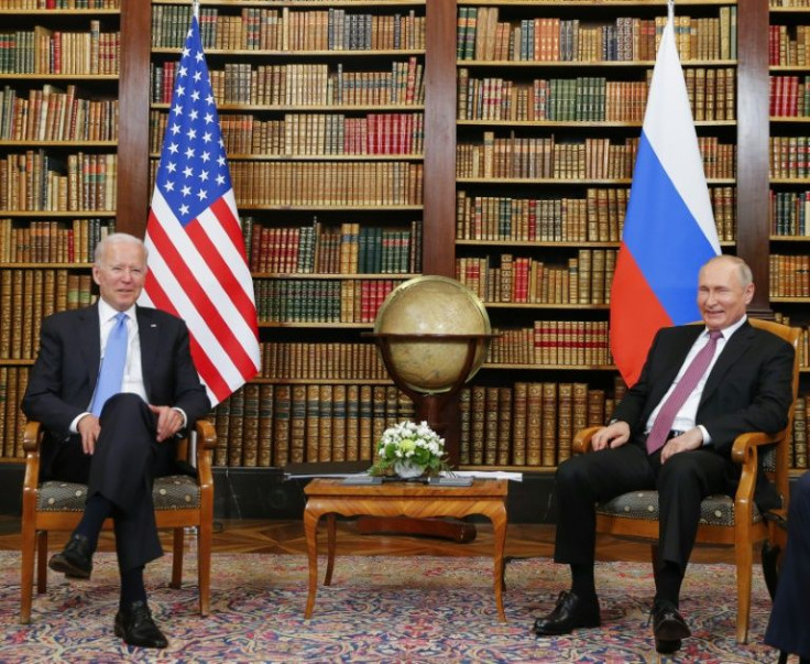 In-person and phone exchanges between US President Joe Biden (L) and Russia's Vladimir Putin have not succeeded in reducing tensions