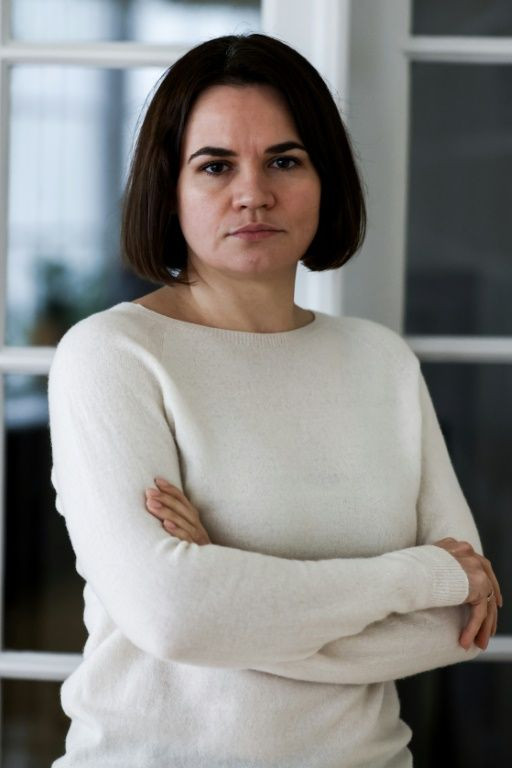 Opposition activists were tried behind closed doors because the regime fears them, Tikhanovskaya told AFP