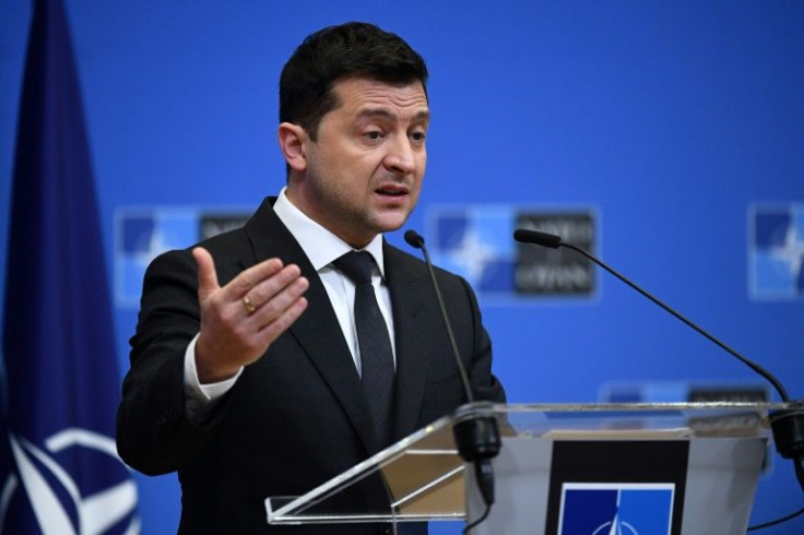 Ukraine's President Volodymyr Zelensky says he would prefer sanctions to be imposed before -- rather than after -- Russia acts