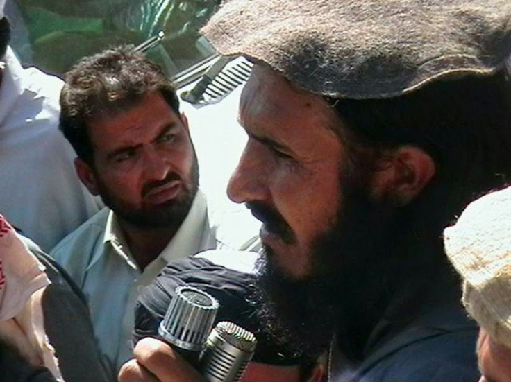An undated picture of senior Pakistan Taliban leader Maulvi Faqir Mohammad (wearing cap), who the militants say escaped a drone strike in Afghanistan