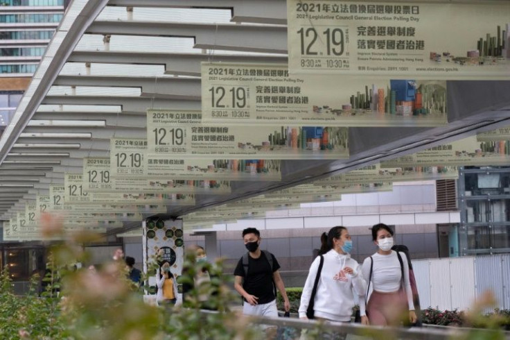 Hong Kong leader Carrie Lam and her ministers have pushed to drum up public enthusiasm over the polls