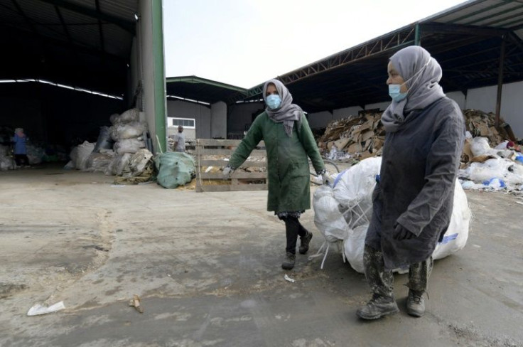 African Recycling directly employs around 60 people, many of them women, and indirectly provides work to roughly 200 -- no small achievement in a country with 18 percent unemployment