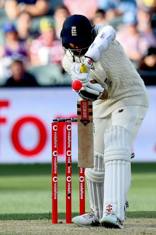 England's Haseeb Hameed gloves to Australia wicketkeeper Alex Carey off the bowling of Australian paceman Jhye Richardson