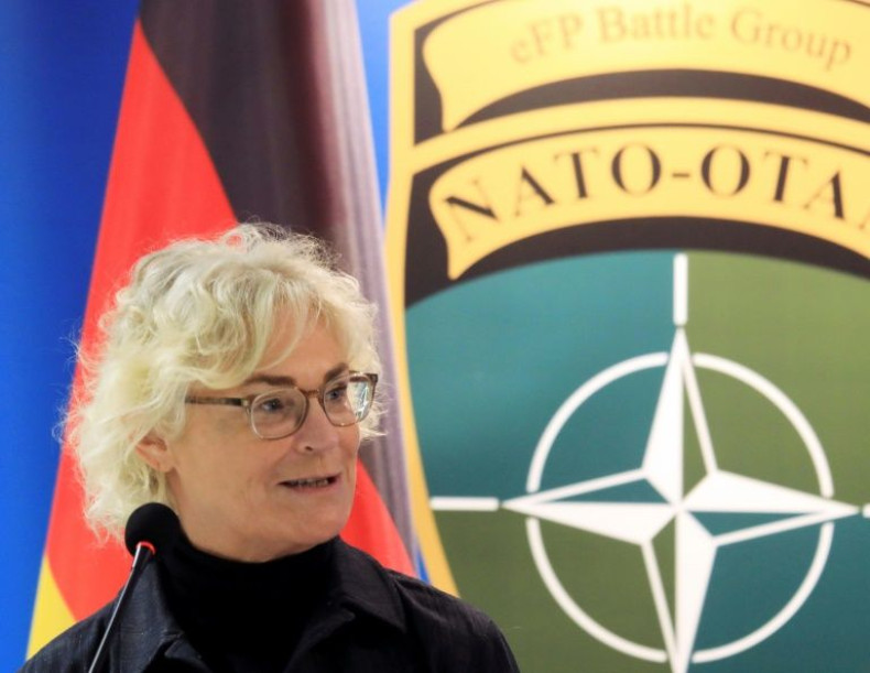 German Defence Minister Christine Lambrecht has said Russia cannot "dictate" to NATO on regional security