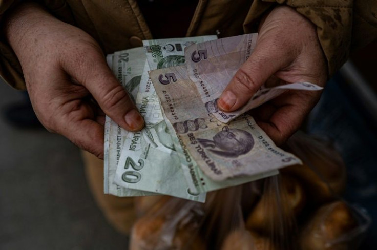 The lira has lost more than 45 percent of its value since the start of November alone
