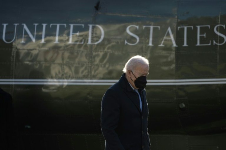 US President Joe Biden returns to the White House after spending the weekend in Wilmington, Delaware