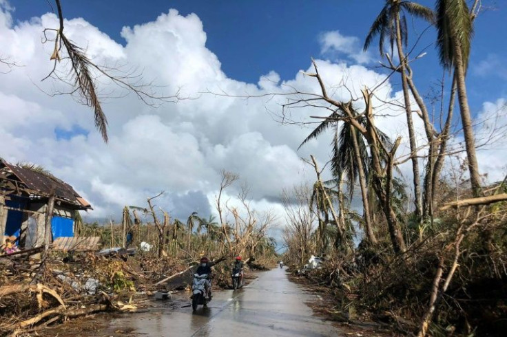 Scientists have warned that typhoons are becoming more powerful as the world becomes warmer because of man-made climate change