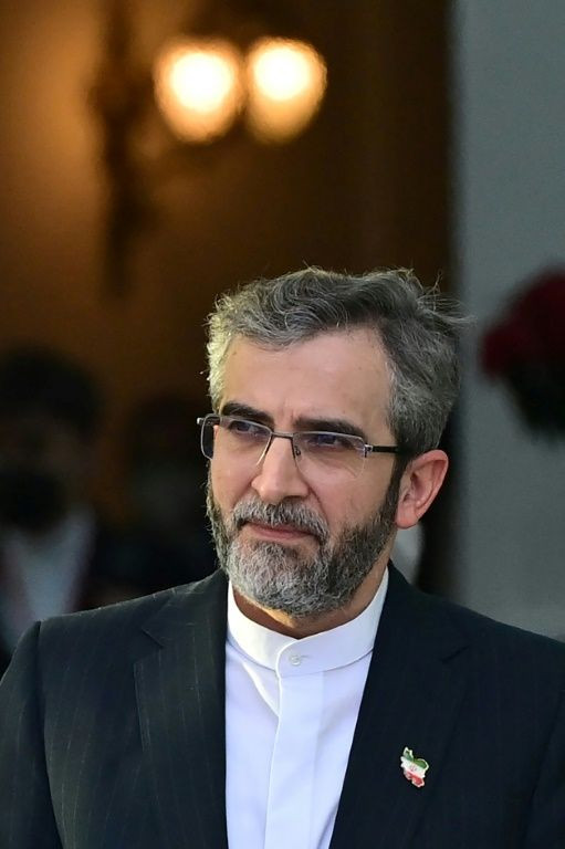 Iran's chief nuclear negotiator Ali Bagheri at the Coburg Palais in Vienna on December 3, 2021