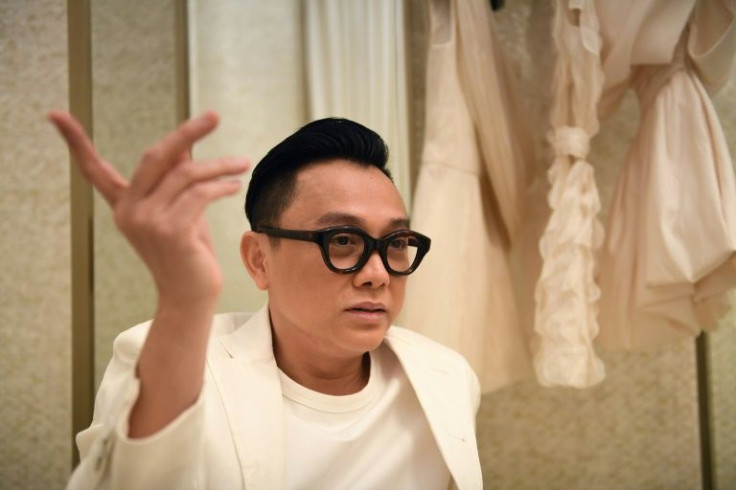 Designer Nguyen Cong Tri has been crafting chic structured eveningwear made of Vietnamese-spun silk, organza or taffeta for two decades and his pieces have been worn by stars including Rihanna and Beyonce