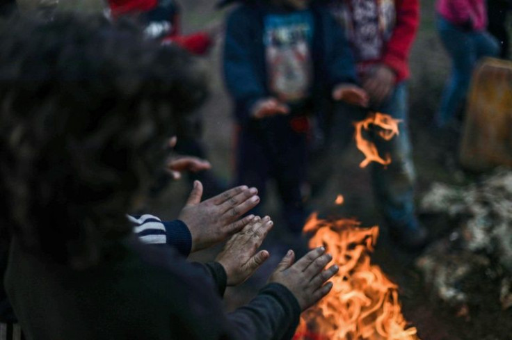 Abu Hussein, who fled the countryside of Hama province four years ago, said he can barely buy firewood, let alone medicine for respiratory diseases