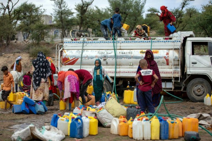 Eighty percent of war-torn Yemen's population of around 30 million is dependent on international aid