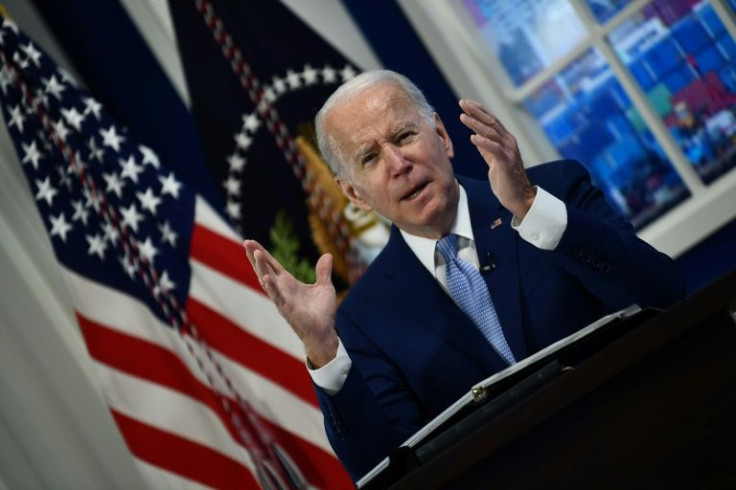 US President Joe Biden has defended his administration's efforts to battle the pandemic and the infectious Omicron variant of the coronavirus