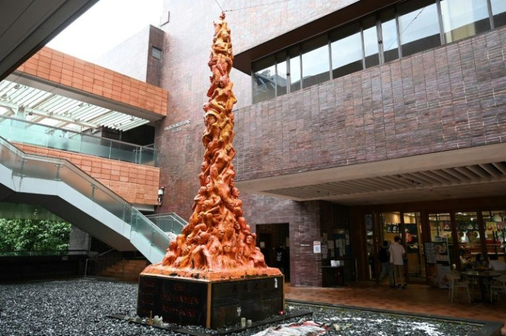 Jens Galschiot's work has sat on the University of Hong Kong's (HKU) campus since 1997