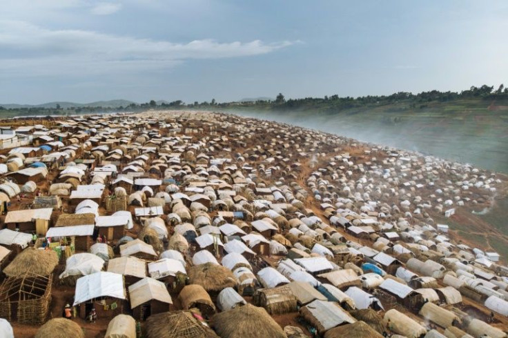 Thousands of people are crammed into a camp for displaced people on the sides of Mount Rhoo, 60 kms from the Ituri capital of Bunia