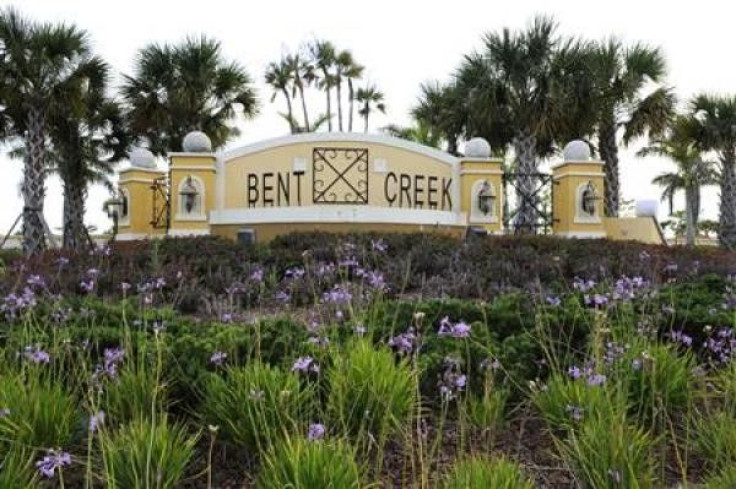The entrance to an unfinished phase in the Bent Creek development by Lennar in Ft. Pierce, Florida