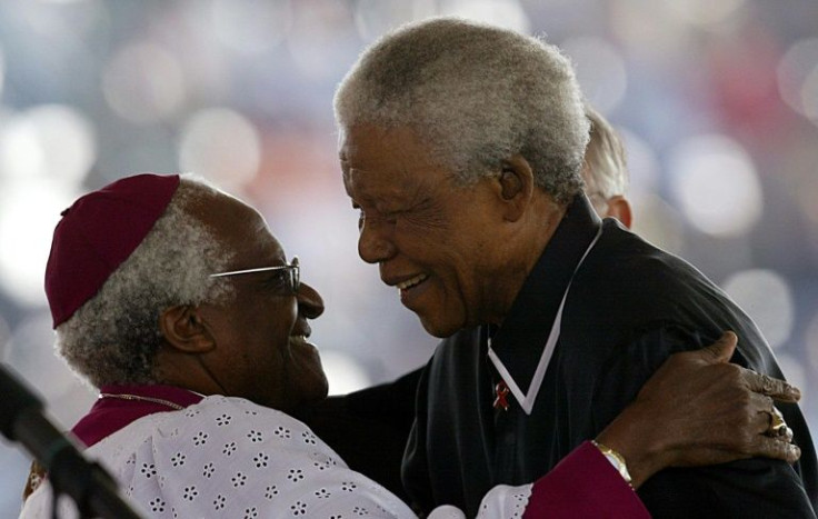 Tutu coined the term 'Rainbow Nation' to describe South Africa when Nelson Mandela became the country's first black president.