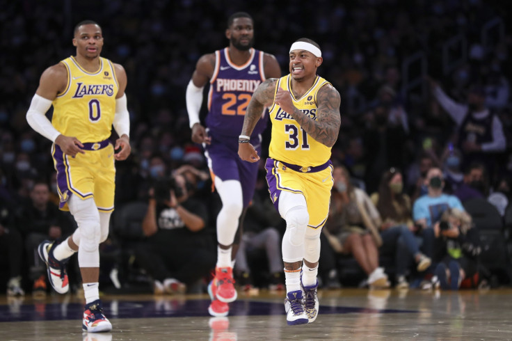 Isaiah Thomas #31 of the Los Angeles Lakers
