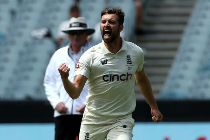 England's Mark Wood took the wicket of Marnus Labuschagne