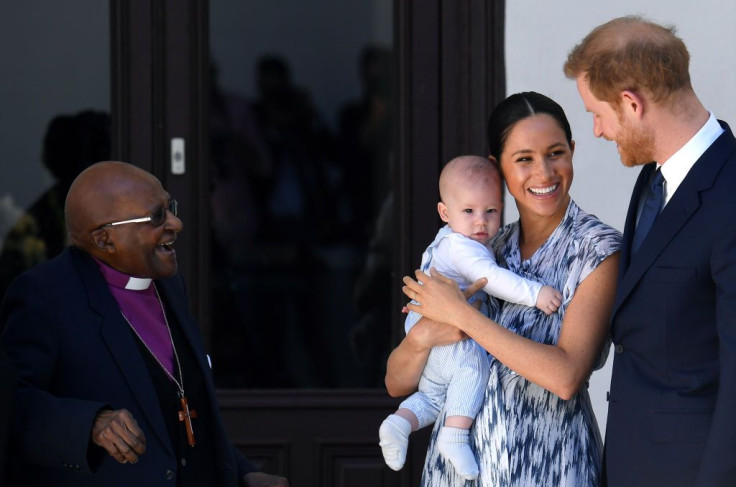 Meghan Markle, Prince Harry and Archbishop Desmond Tutu
