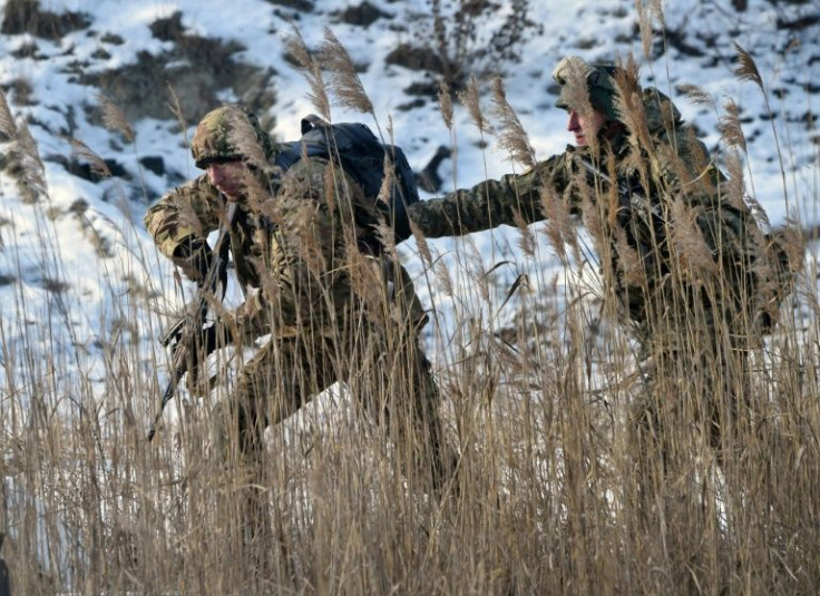 Dozens of civilians have been joining Ukraine's army reserves in recent months, as fears have mounted that Russia is plotting to launch a large-scale attack