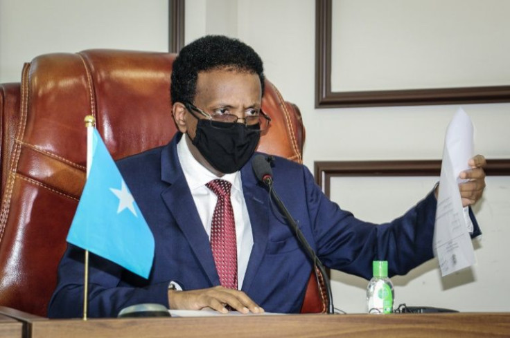 Farmajo has accused the prime minister of interfering with a corruption probe and withdrawn his mandate to organise elections