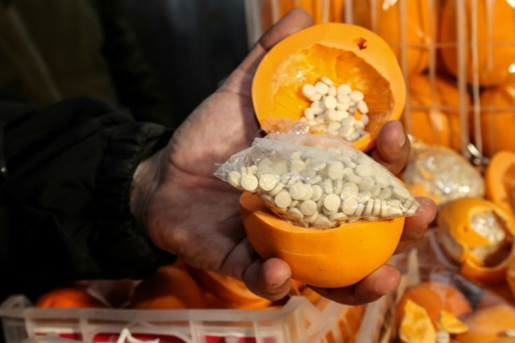 The Captagon pills seized by Lebanese authorities were hidden in fake oranges