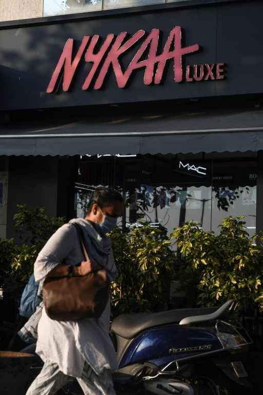 Beauty products platform Nykaa listed at a huge premium to its IPO price