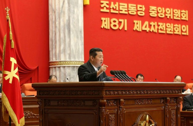 North Korean leader Kim Jong Un put the economy front and centre of an agenda-setting speech at a key ruling-party meeting, according to state media