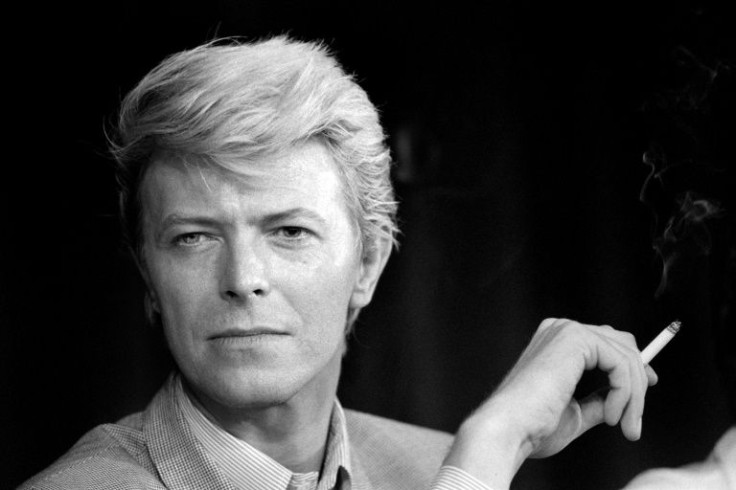 A portrait taken on May 11, 1983 shows British singer David Bowie during a press conference at the 36th Cannes Film Festival