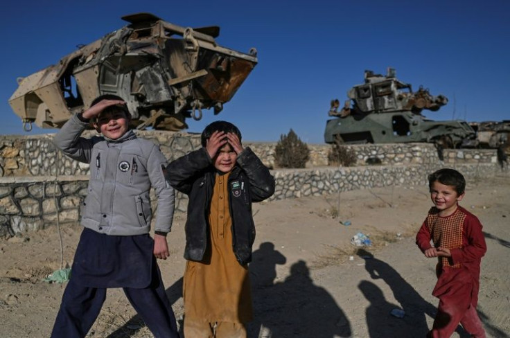 The propaganda push comes as Afghanistan's new rulers struggle to feed millions in a country on the brink of economic collapse