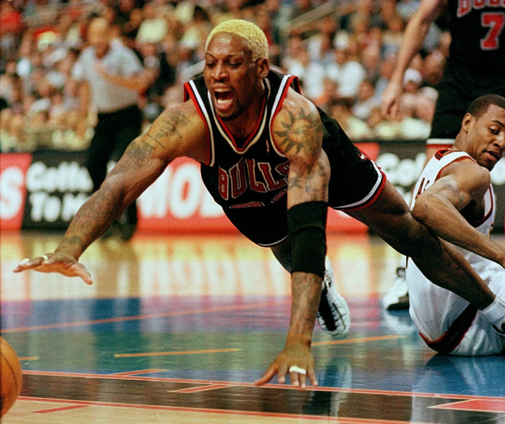 The Chicago Bulls Dennis Rodman