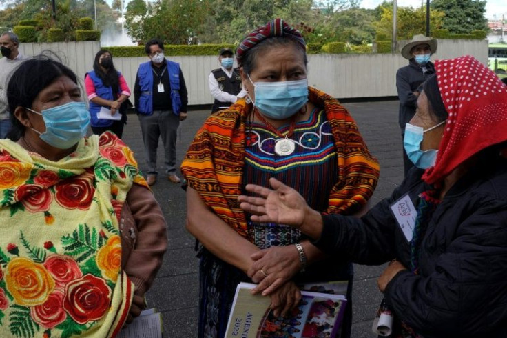 Guatemalan Nobel Peace Prize laureate Rigoberta Menchu was present for the trial opening