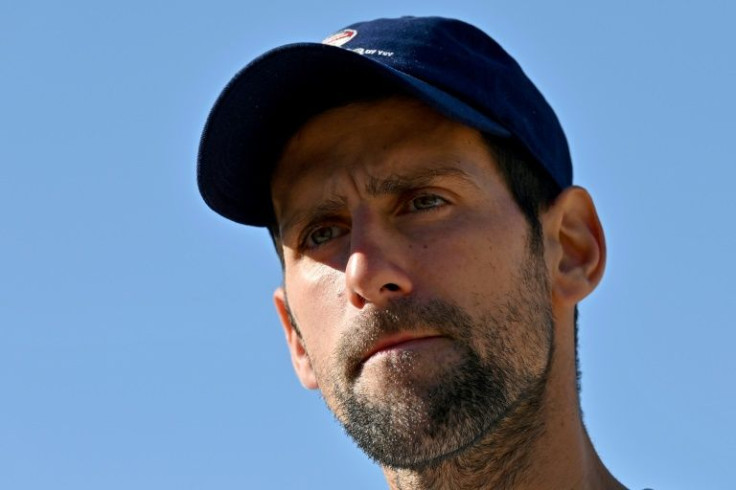 Serbian tennis player Novak Djokovic, shown here in Belgrade in 2020, has been barred from entering Australia after officials there cancelled his visa