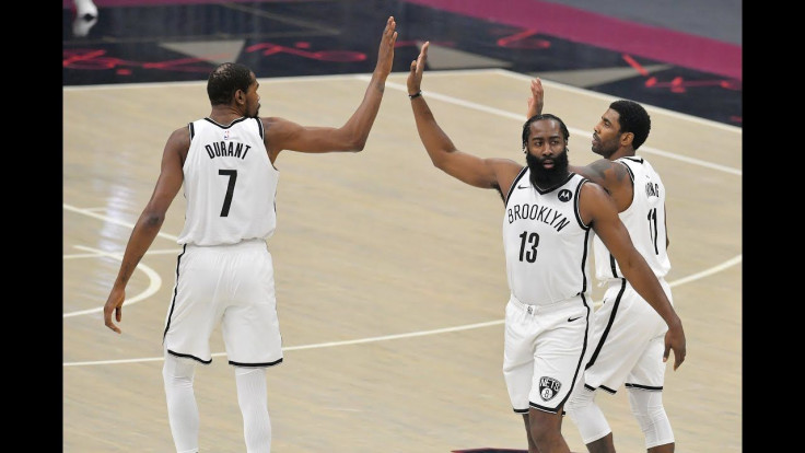 Kyrie Irving, James Harden, Kevin Durant