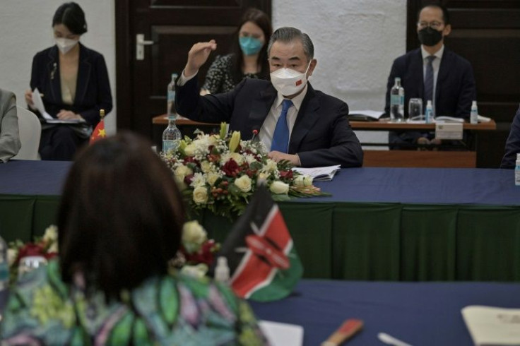 China's Foreign Minister Wang Yi is in a three-nation tour of Eritrea, Kenya and the Comoros