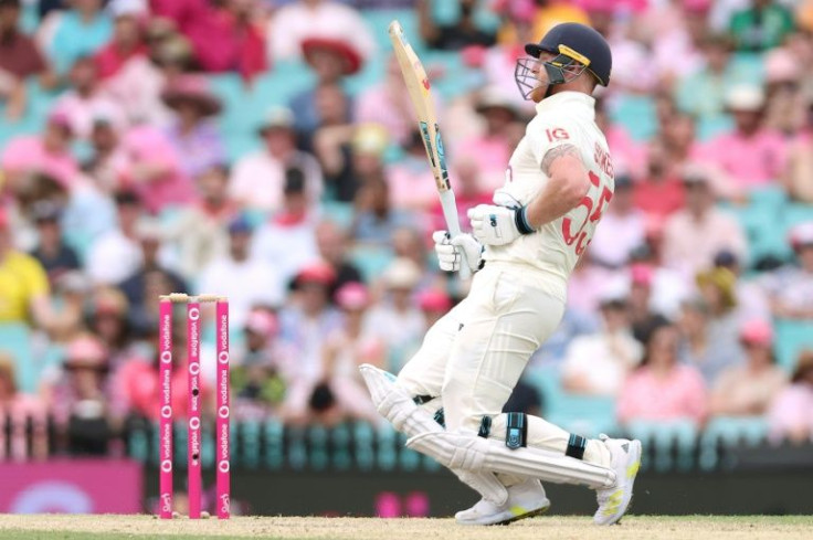 England batsman Ben Stokes reacts after playing a shot on day three of the fourth Ashes Test