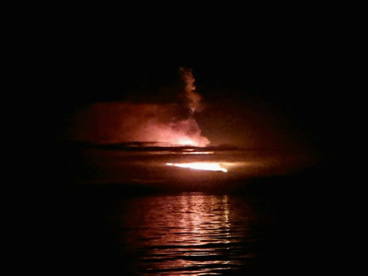 The Wolf Volcano, the highest on the Galapagos Islands, erupted early Friday