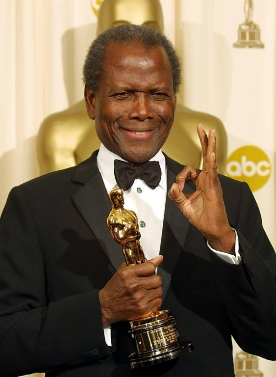 After winning a competitive Oscar in 1964, Sidney Poitier was awarded an honorary Oscar in 2002 for his "extraordinary performances" on the silver screen