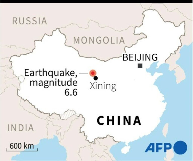 A strong earthquake with a magnitude of 6.6 struck China's remote northwestern Qinghai province