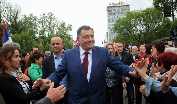 Tensions have been rising for months in Bosnia with Serb political leader Milorad Dodik threatening to secede