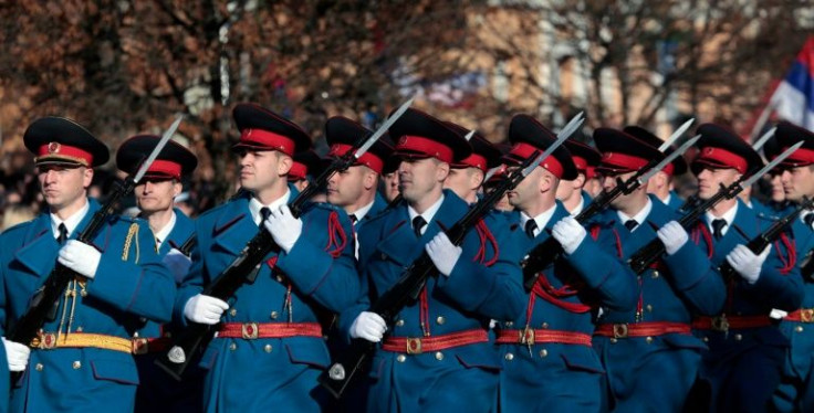 Celebrations for the Bosnian Serb's national day moved forward despite sanctions against their leader