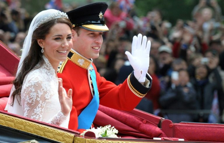 Kate married Prince William in 2011 at London's Westminster Abbey