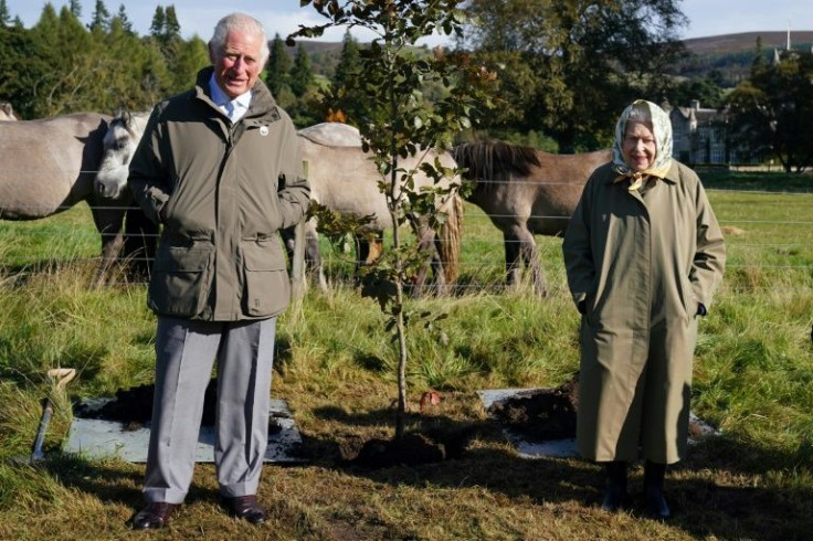 The Queen and Prince Charles joined in a tree-planting initiative at the royal estate of Balmoral last year